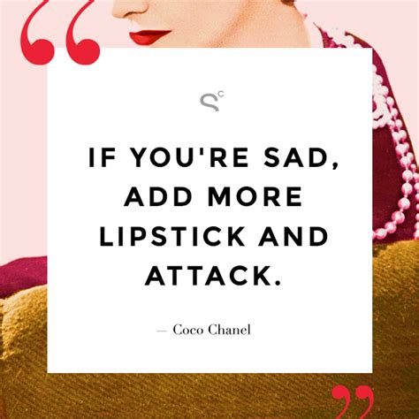 quotes by coco chanel|coco chanel quotes lipstick.